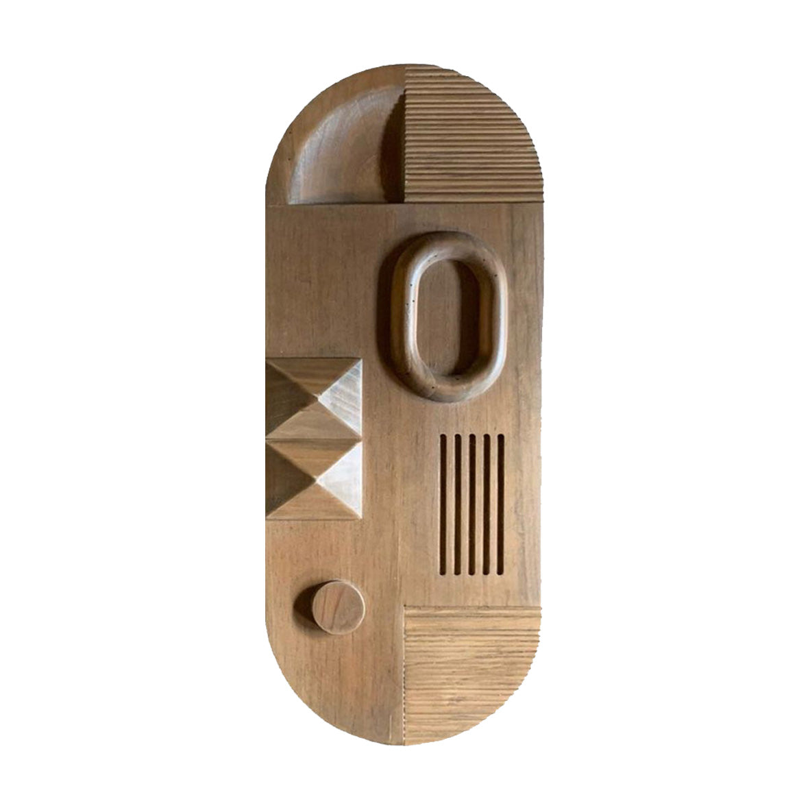 Arte de pared de madera Planos de Diego Olivero Studio