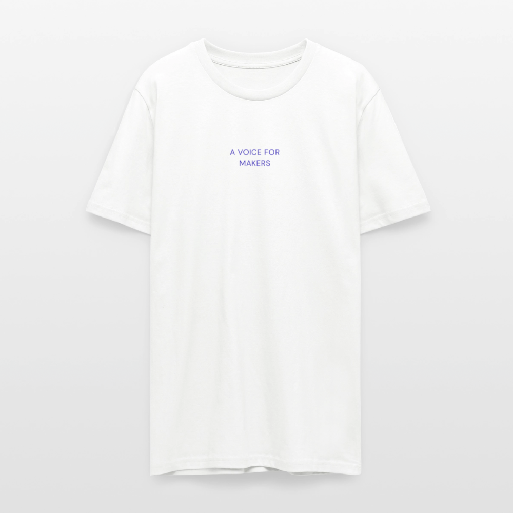 A Voice for Makers Stanley/Stella Crafter Unisex Organic T-Shirt - white