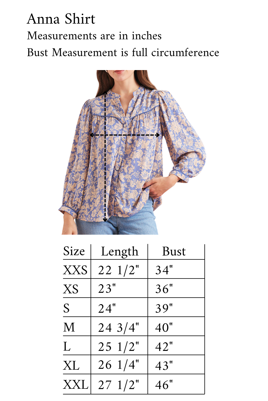 Camisa Anna con estampado floral Daydreamer
