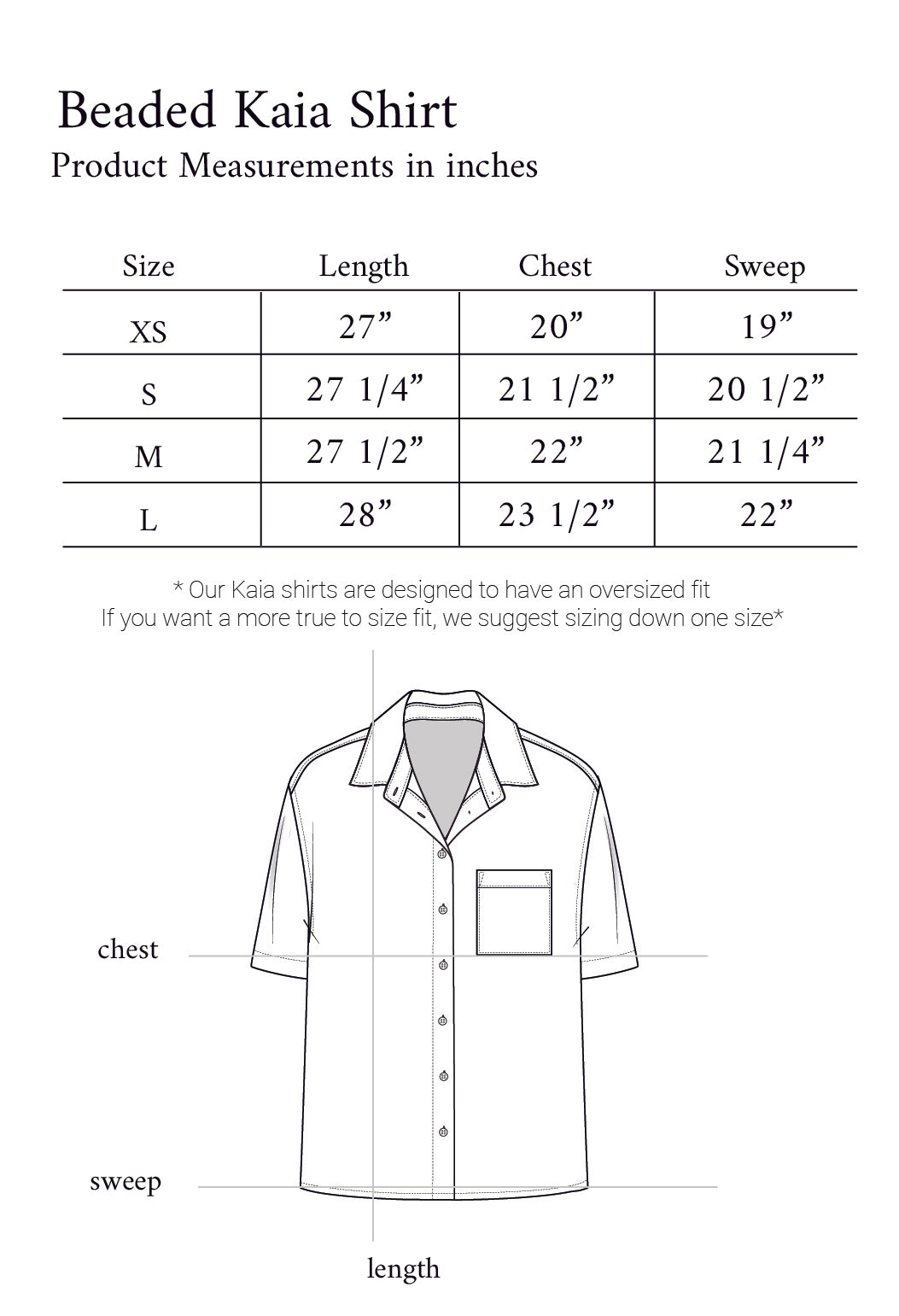 Camisa Kaia con cuentas