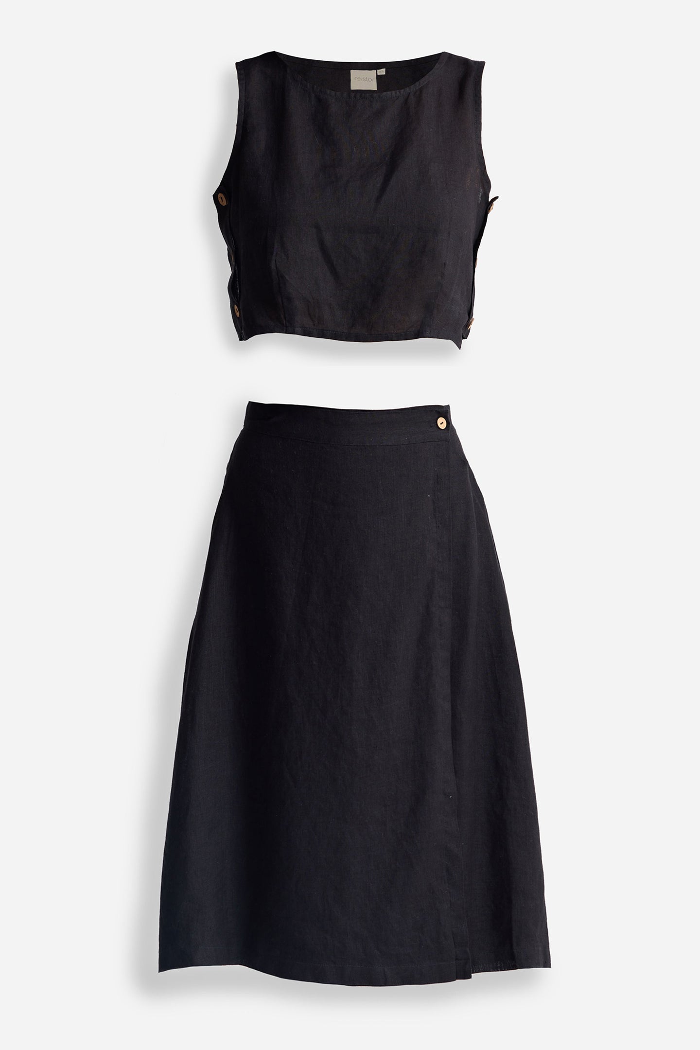Conjunto Breezy de verano en negro