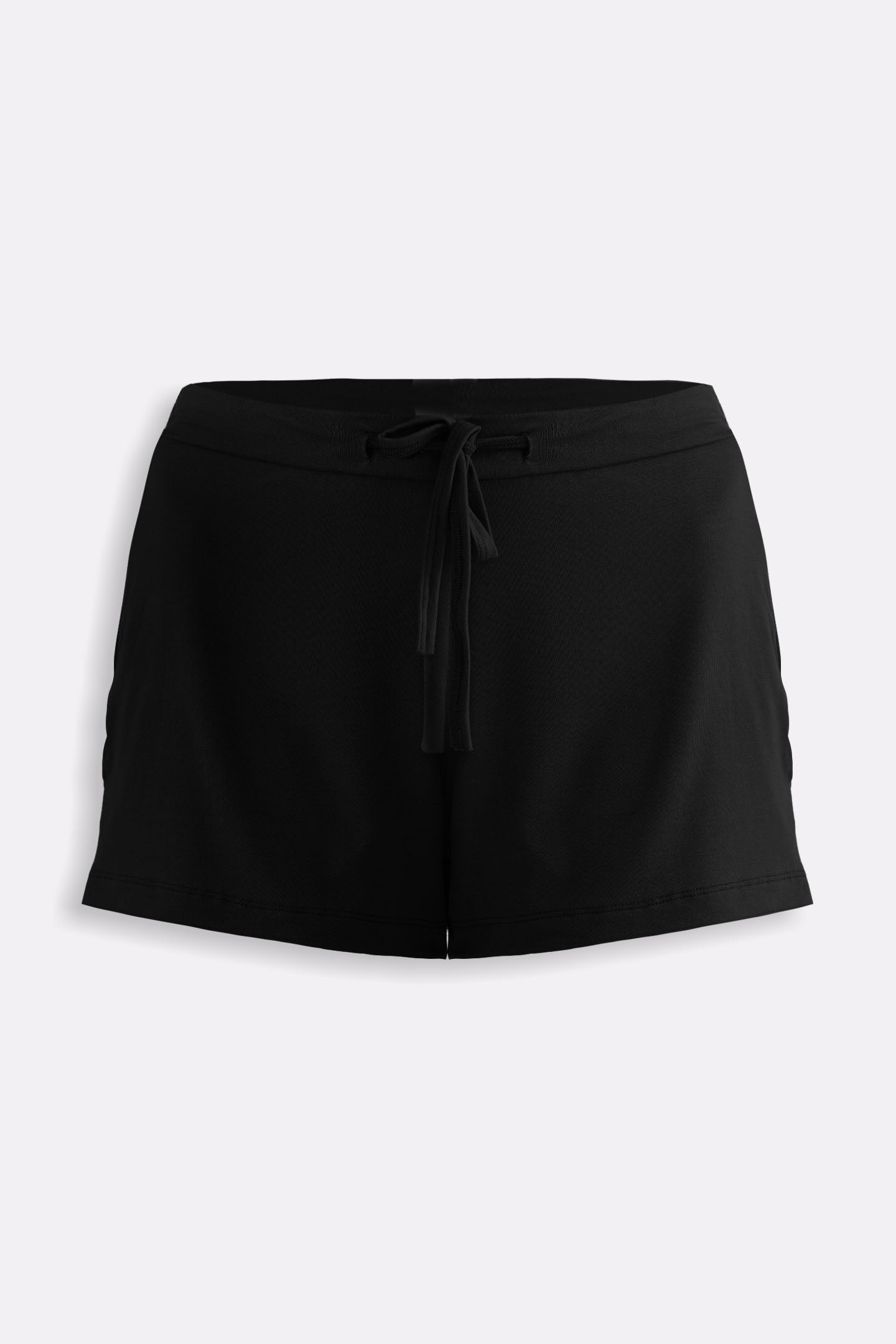Pantalón Corto de Punto Esencial en Negro