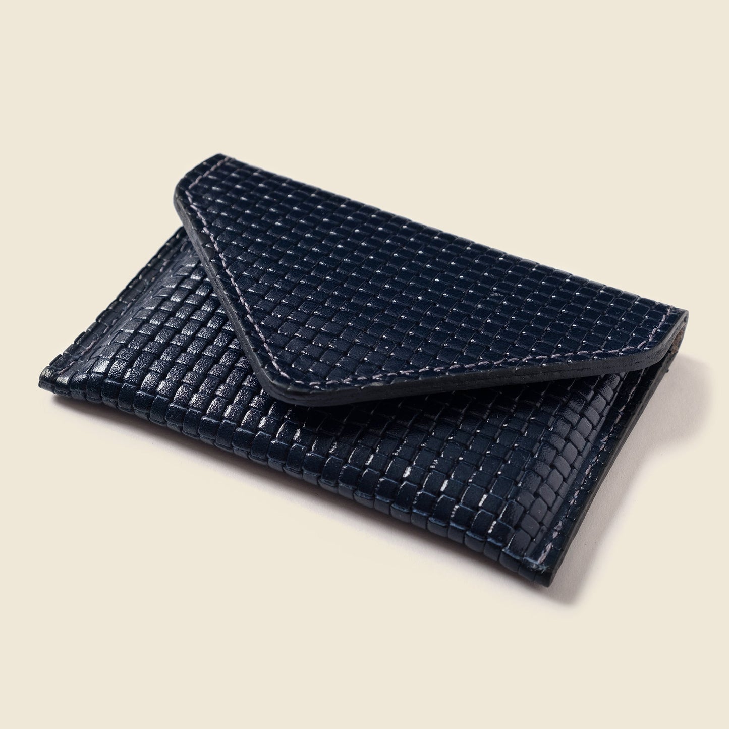 Mini cartera tipo sobre con protección RFID - Edición limitada azul marino