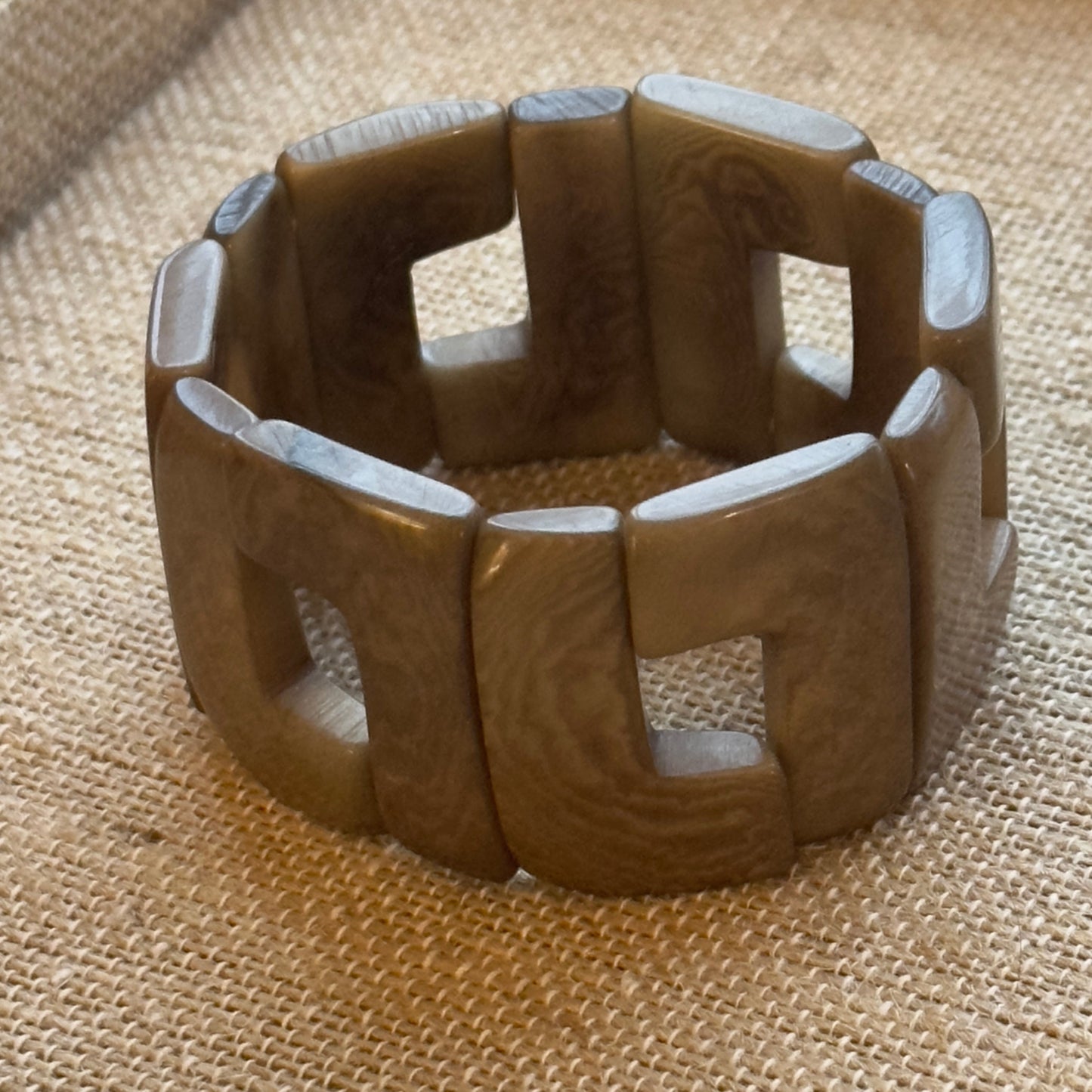 GEOMETRIC TAGUA NUT BRACELETS