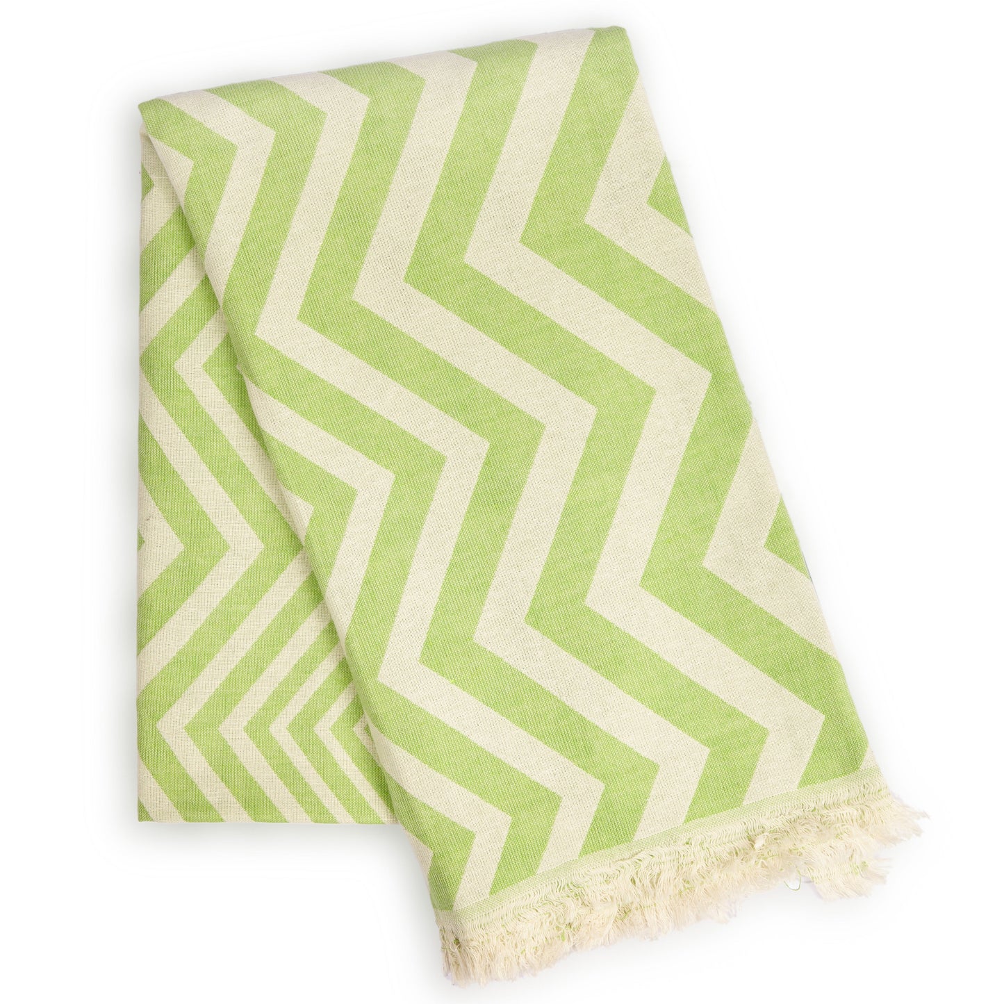 Mersin Chevron Towel / Blanket - Green-0