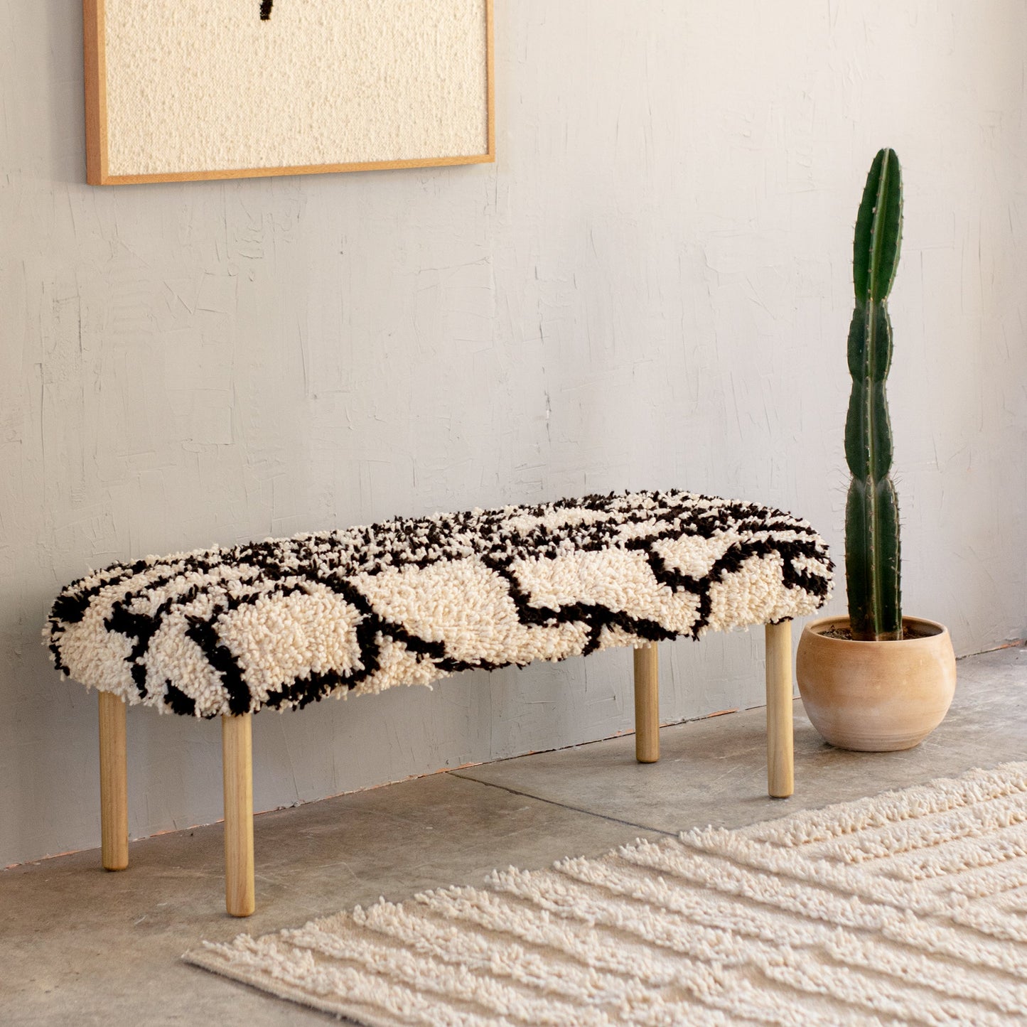 Linear II Wool Rug by Diego Olivero Studio