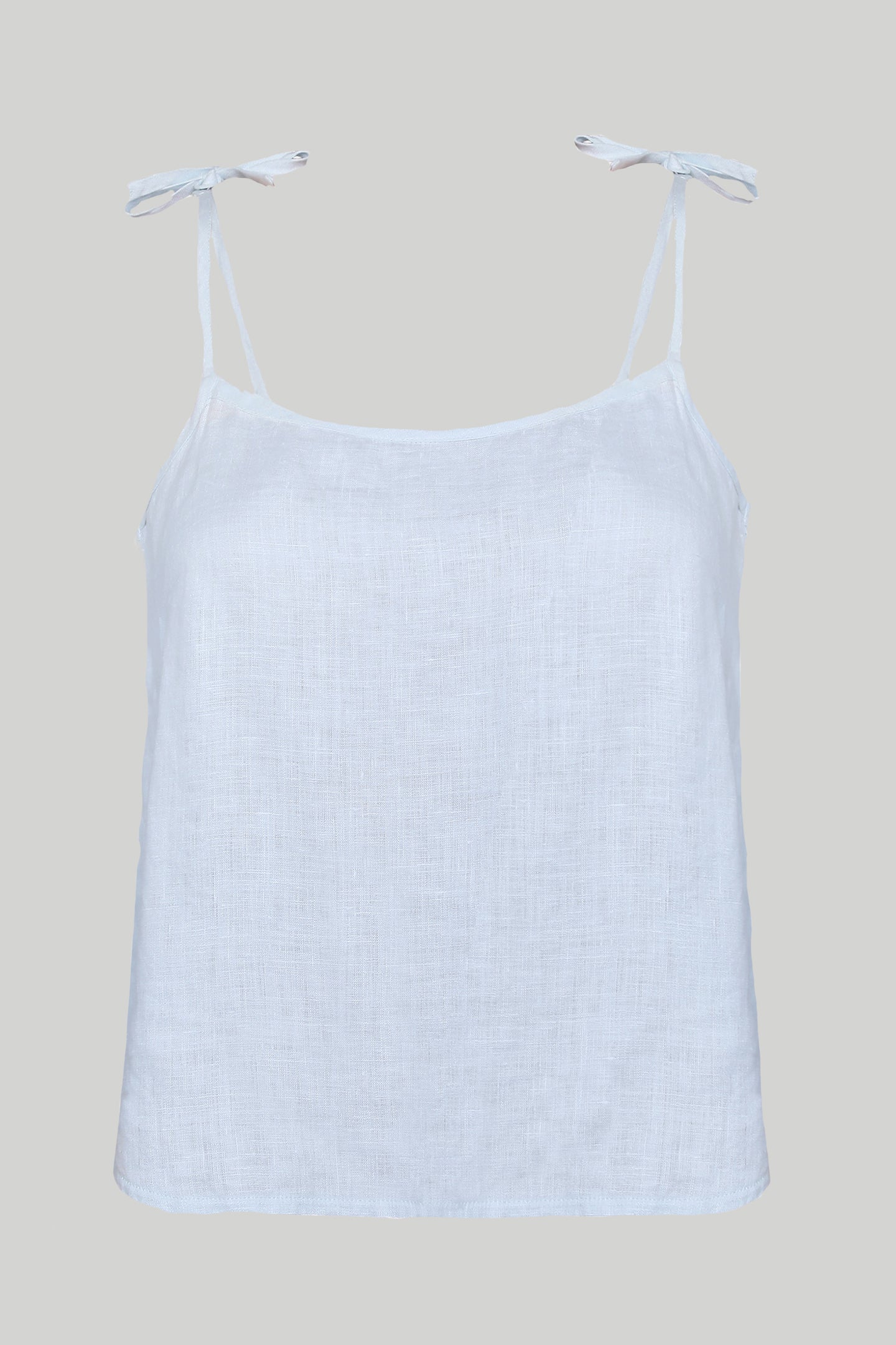 Camisola con lazo en azul