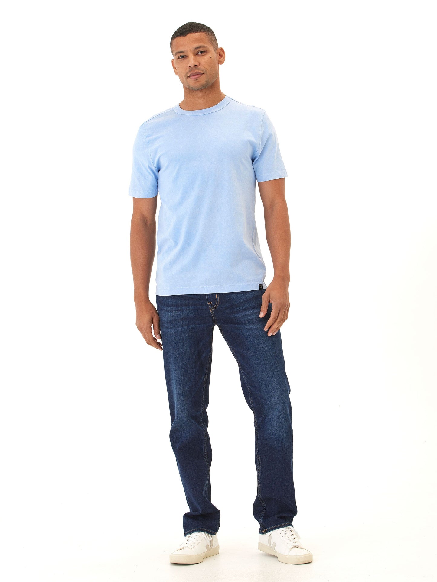 Shawn Mineral Wash Eco Cotton Jersey Crew Tee