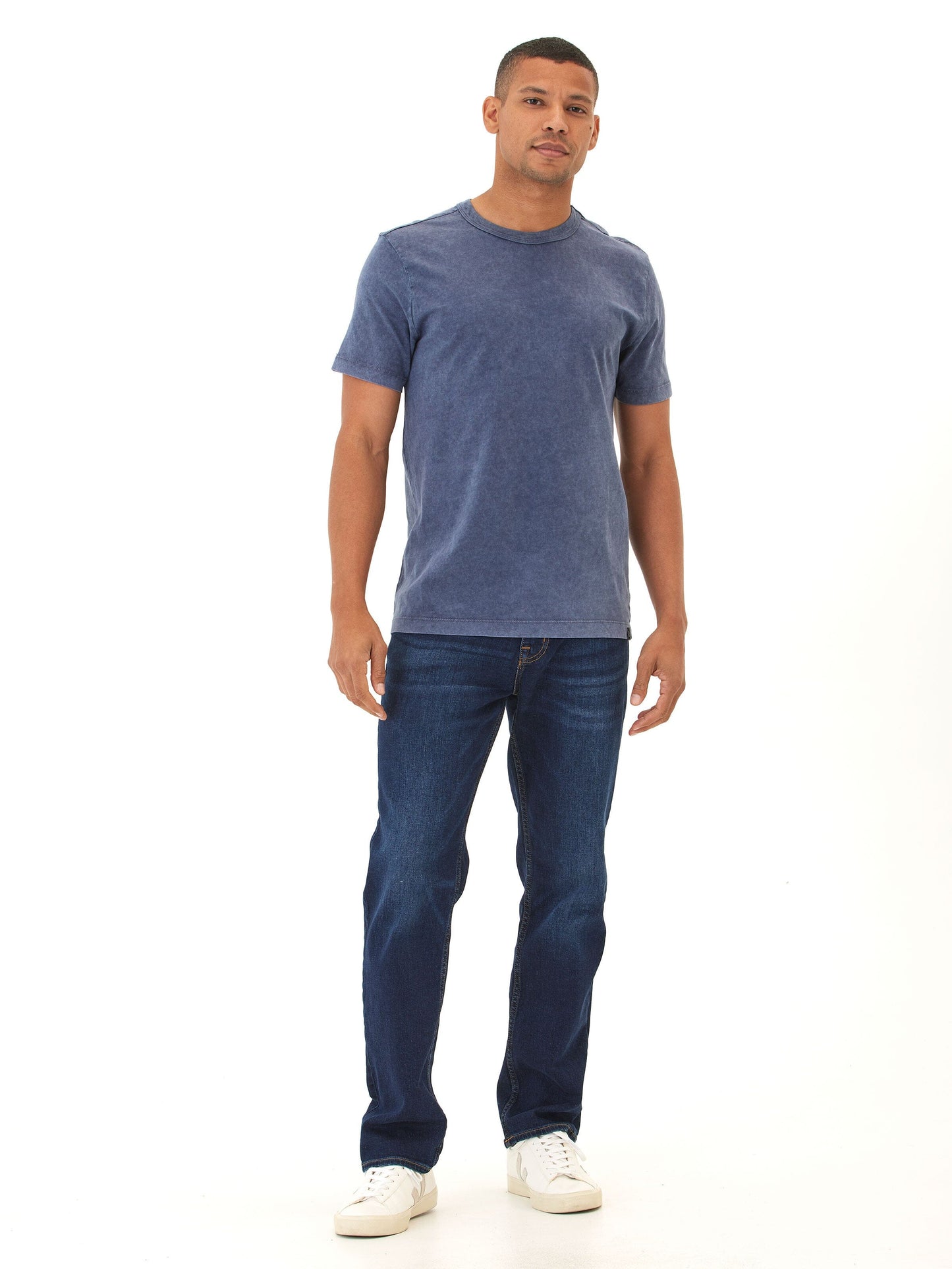 Shawn Mineral Wash Eco Cotton Jersey Crew Tee