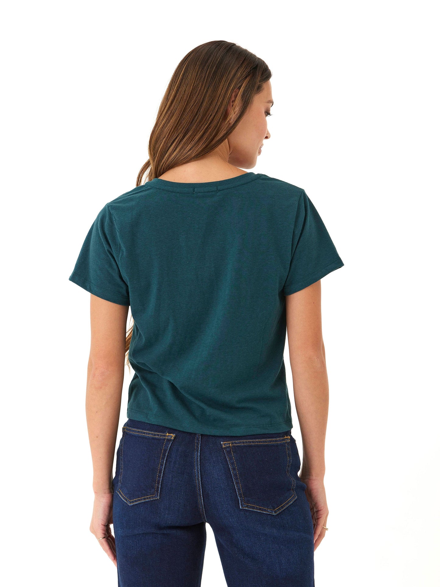 Camiseta Ada Triblend con cuello en V