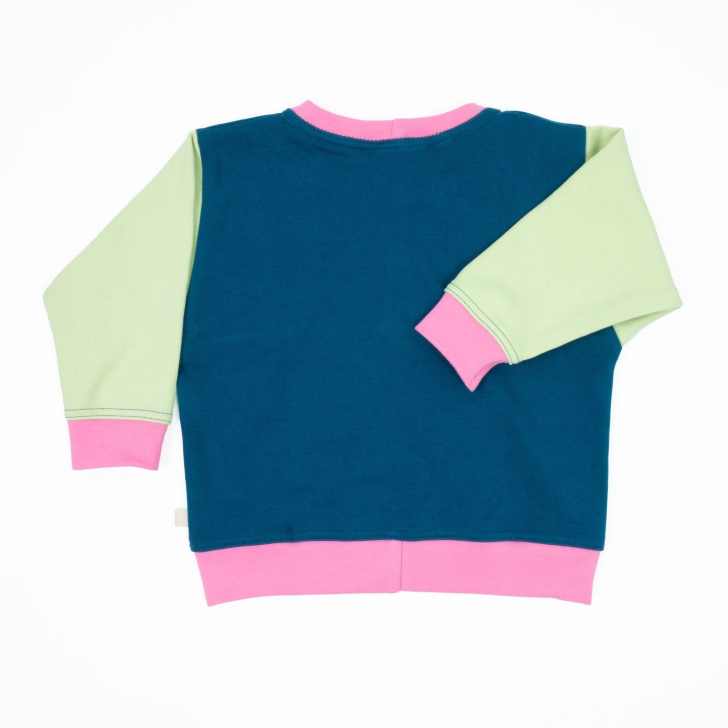 Sudadera con bloques de color para niños grandes