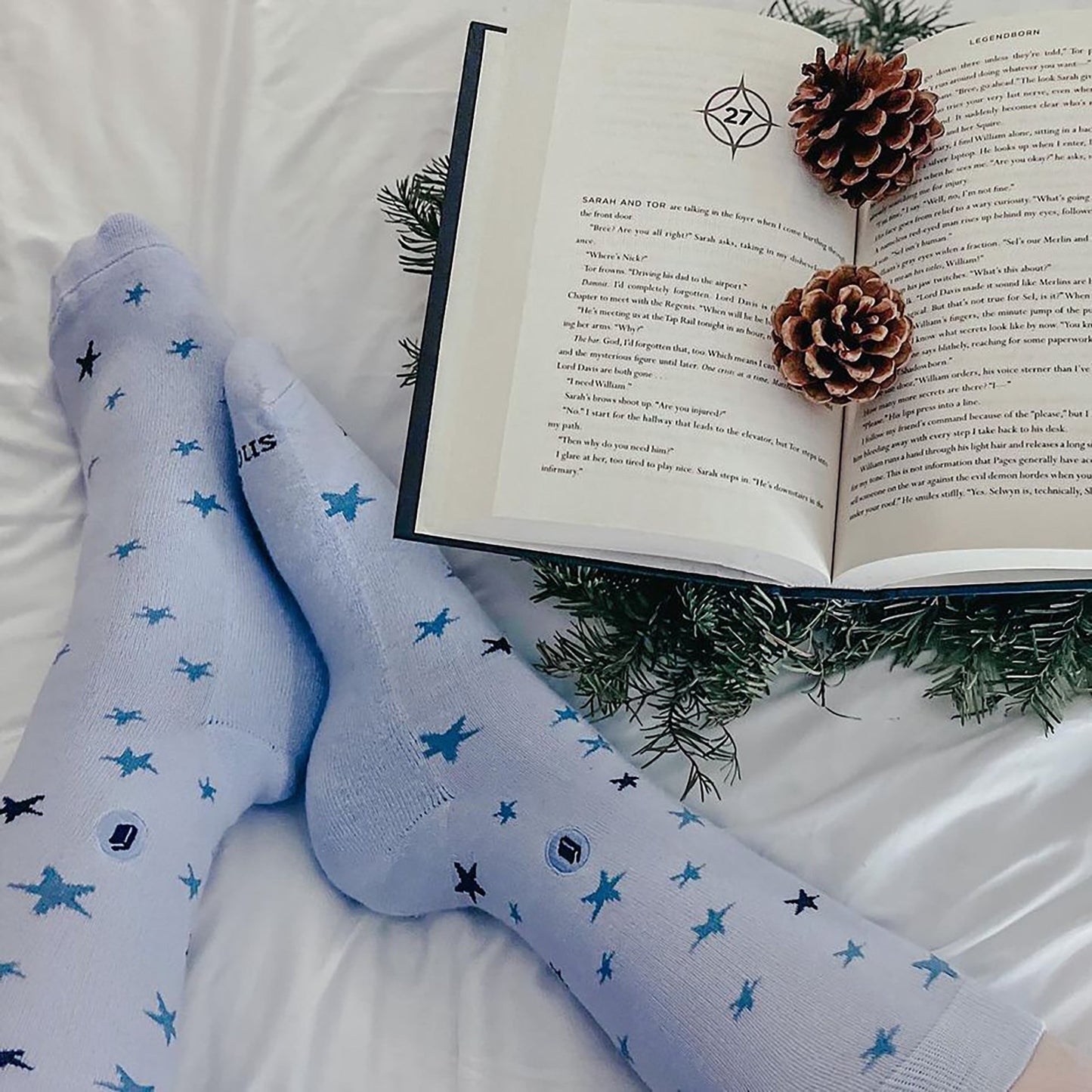 Calcetines que regalan libros