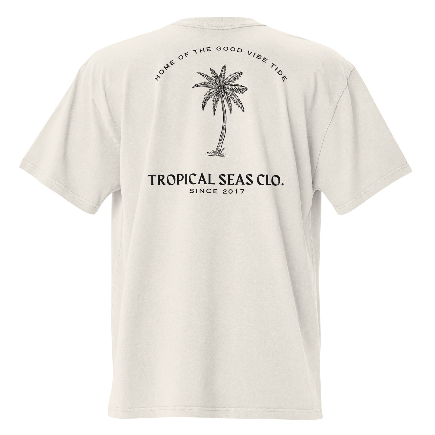 TROPICAL SEAS CLOTHING Oversized Perfect Palm faded t-shirt