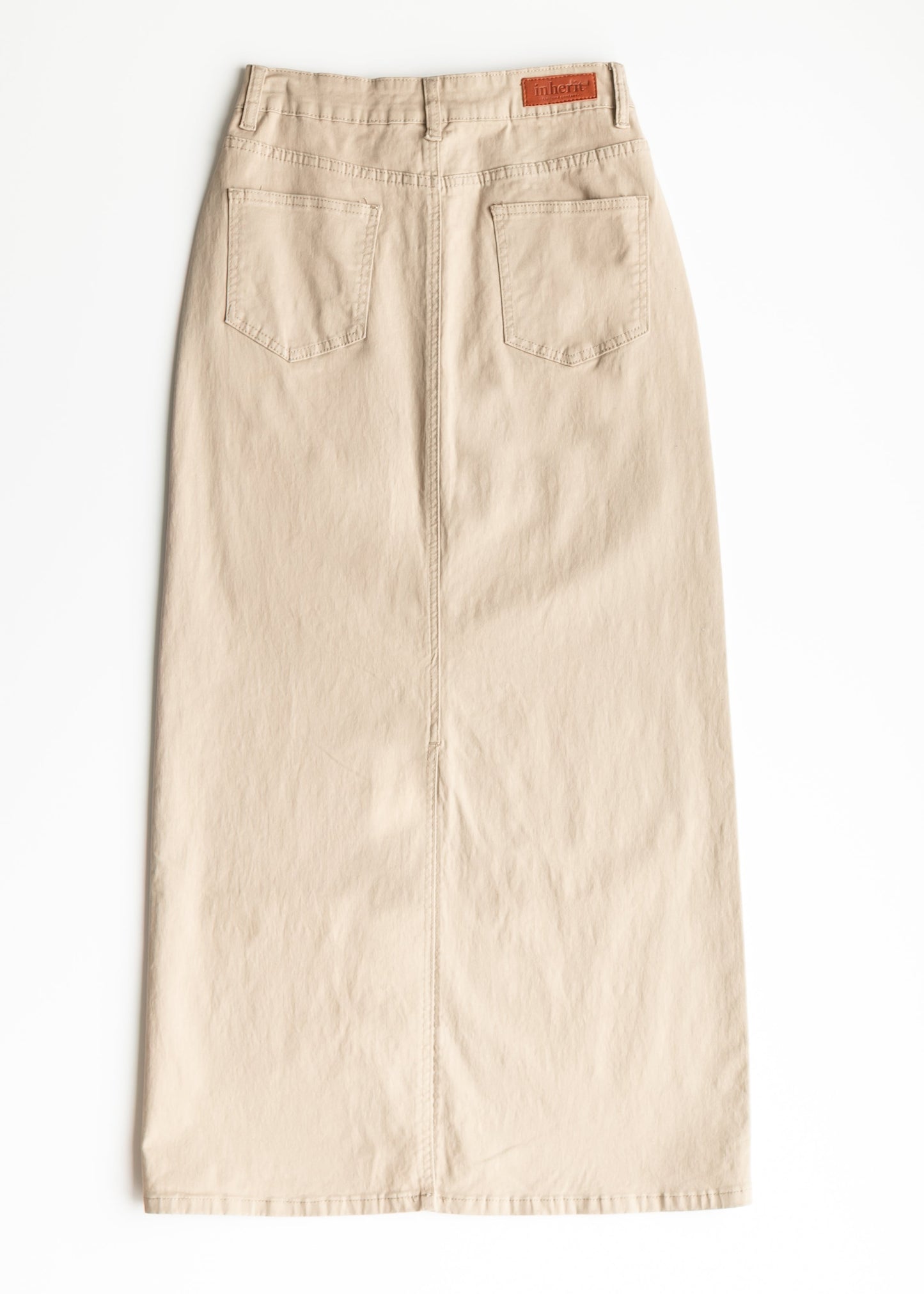 Falda larga de denim Stella Simply color Topo