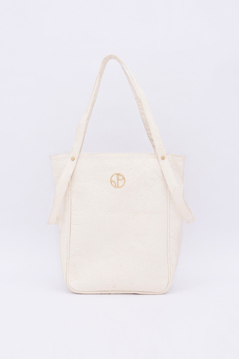 Bolsa de tela Tokyo NRT - Piñatex® - Latte