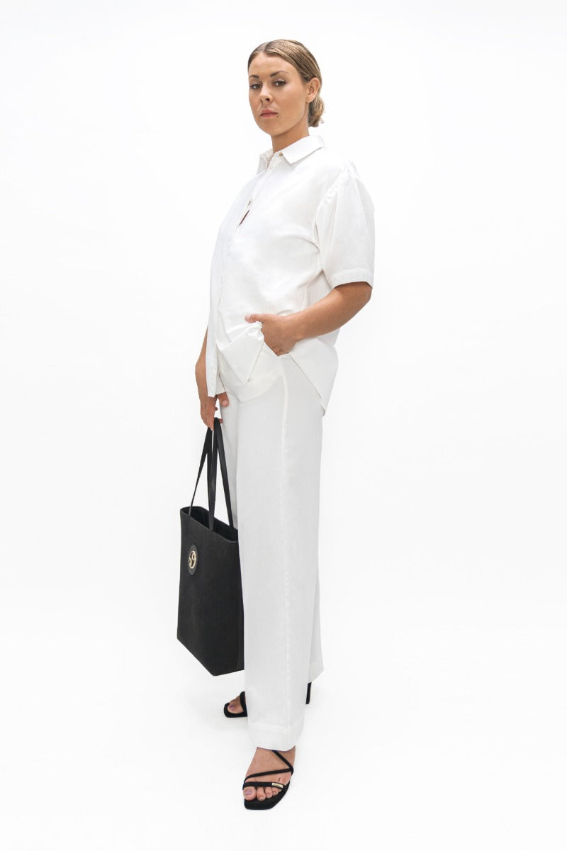 Vienna - Short Sleeves Shirt - Cloud