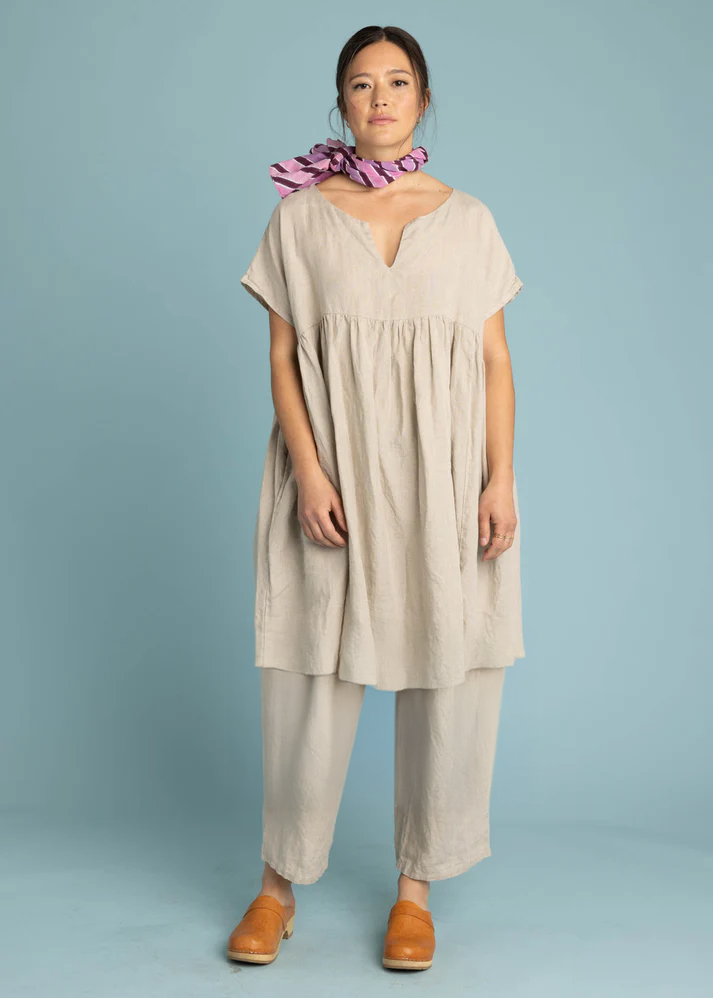 Vestido Meadow - Lino Natural
