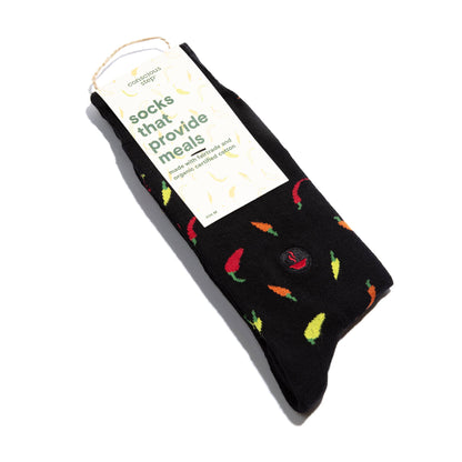 Calcetines que proporcionan comida (Pimienta negra)