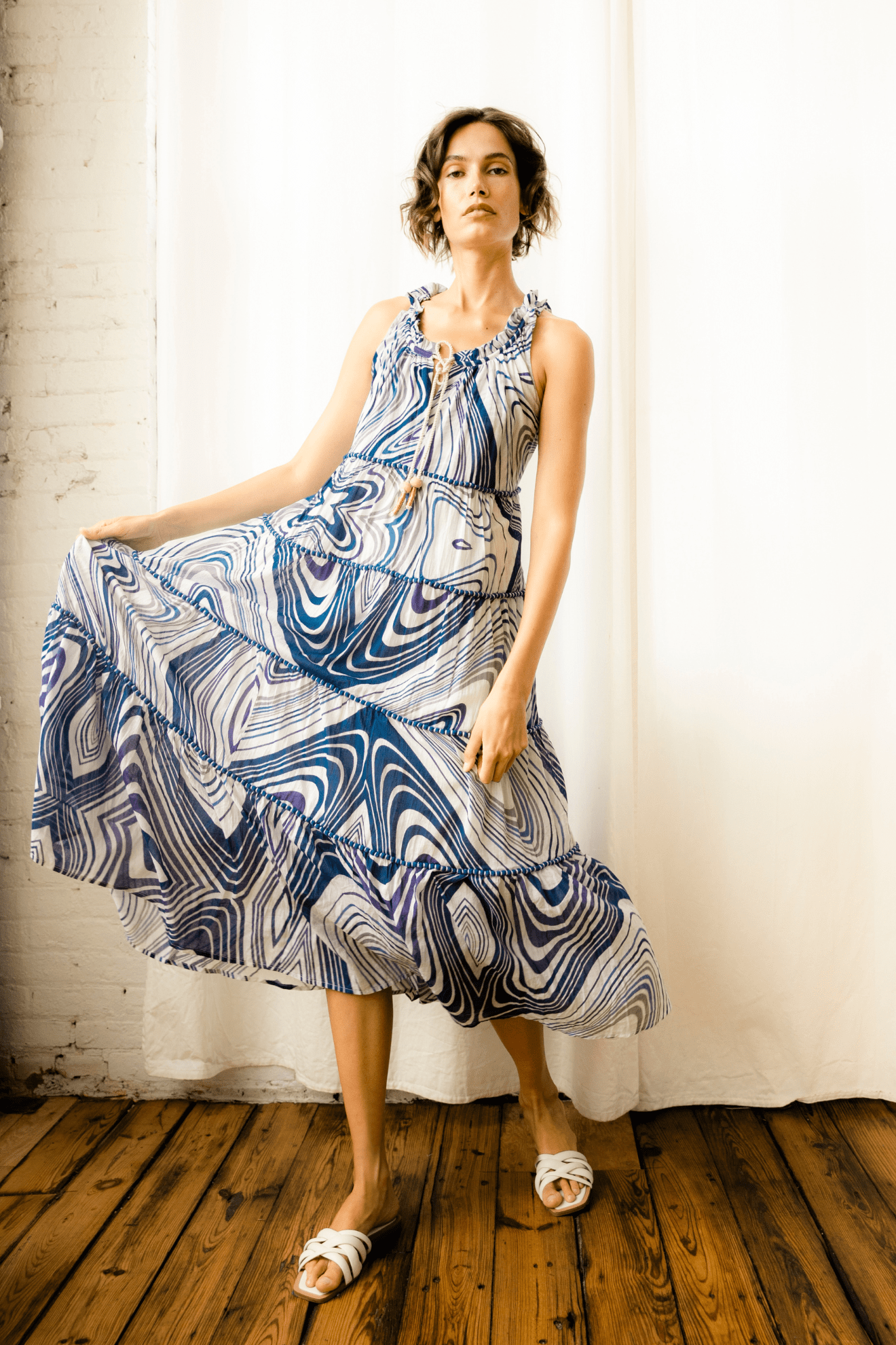 Vestido Celeste