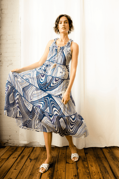 Vestido Celeste