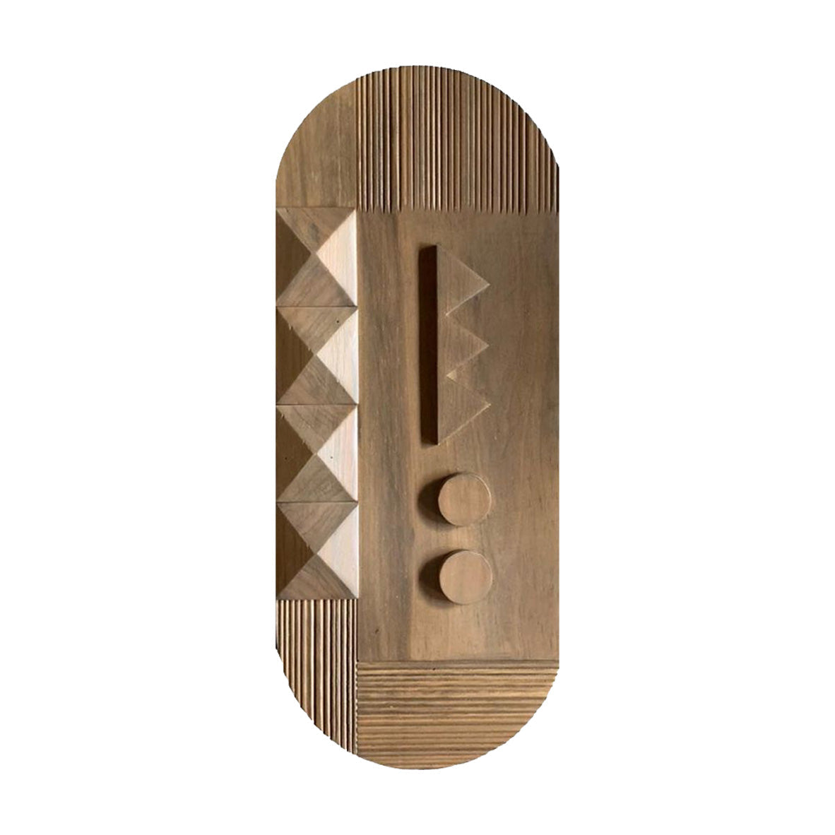 Arte de pared de madera Planos de Diego Olivero Studio