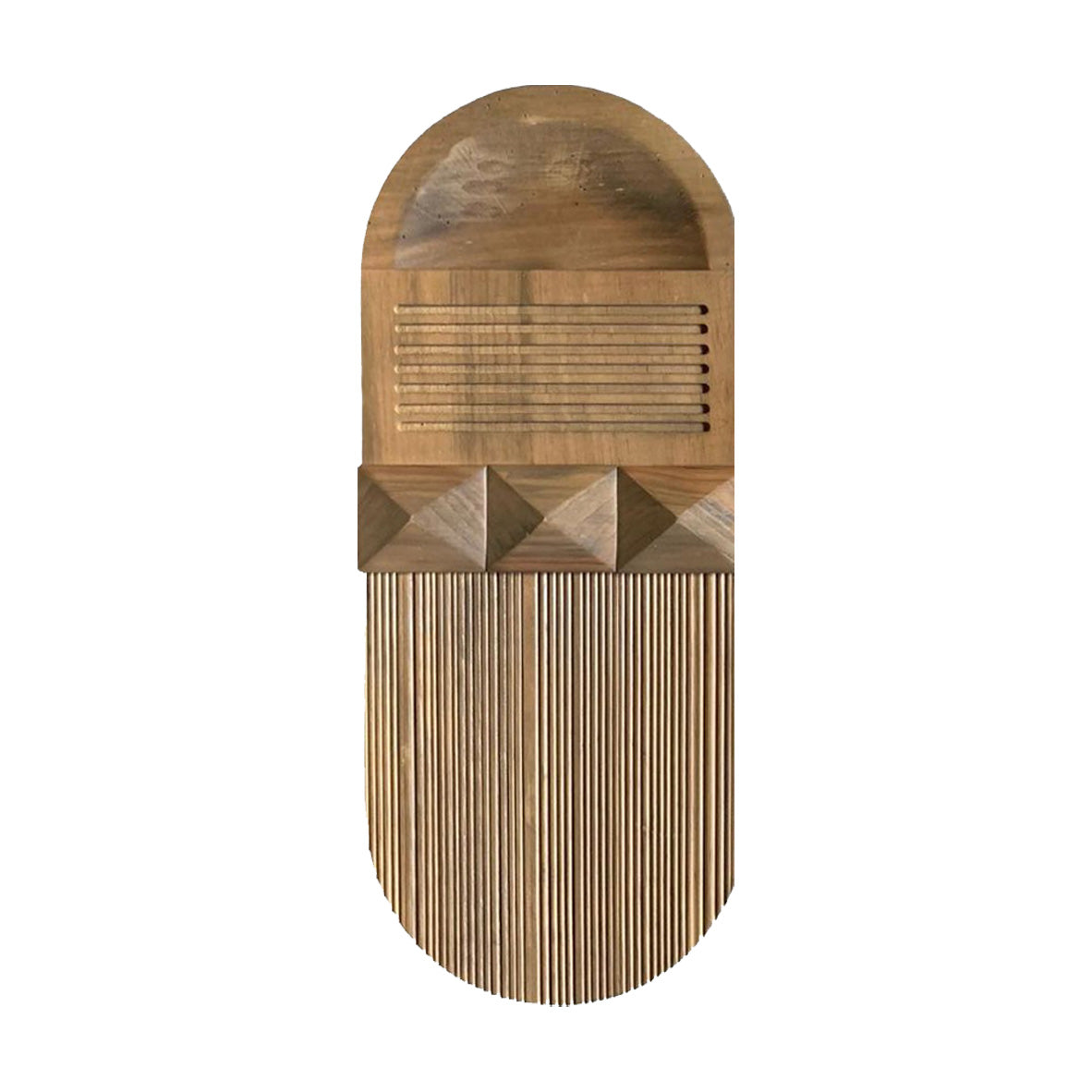 Arte de pared de madera Planos de Diego Olivero Studio