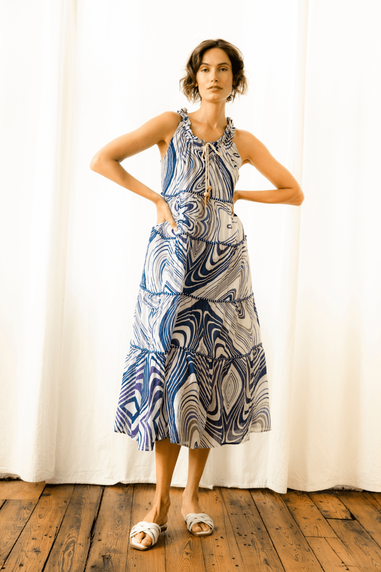 Vestido Celeste