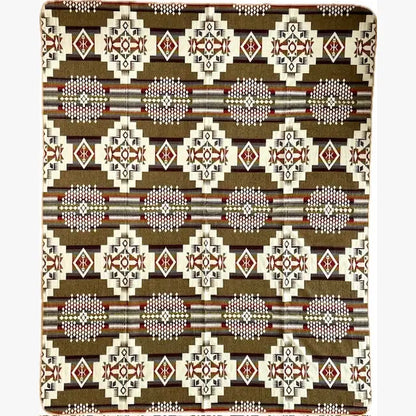 Andean Alpaca Wool Blanket - Sandstone