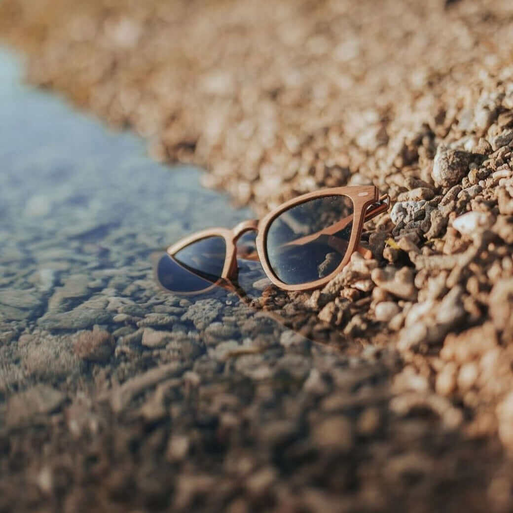 Lark - Gafas de sol unisex de madera