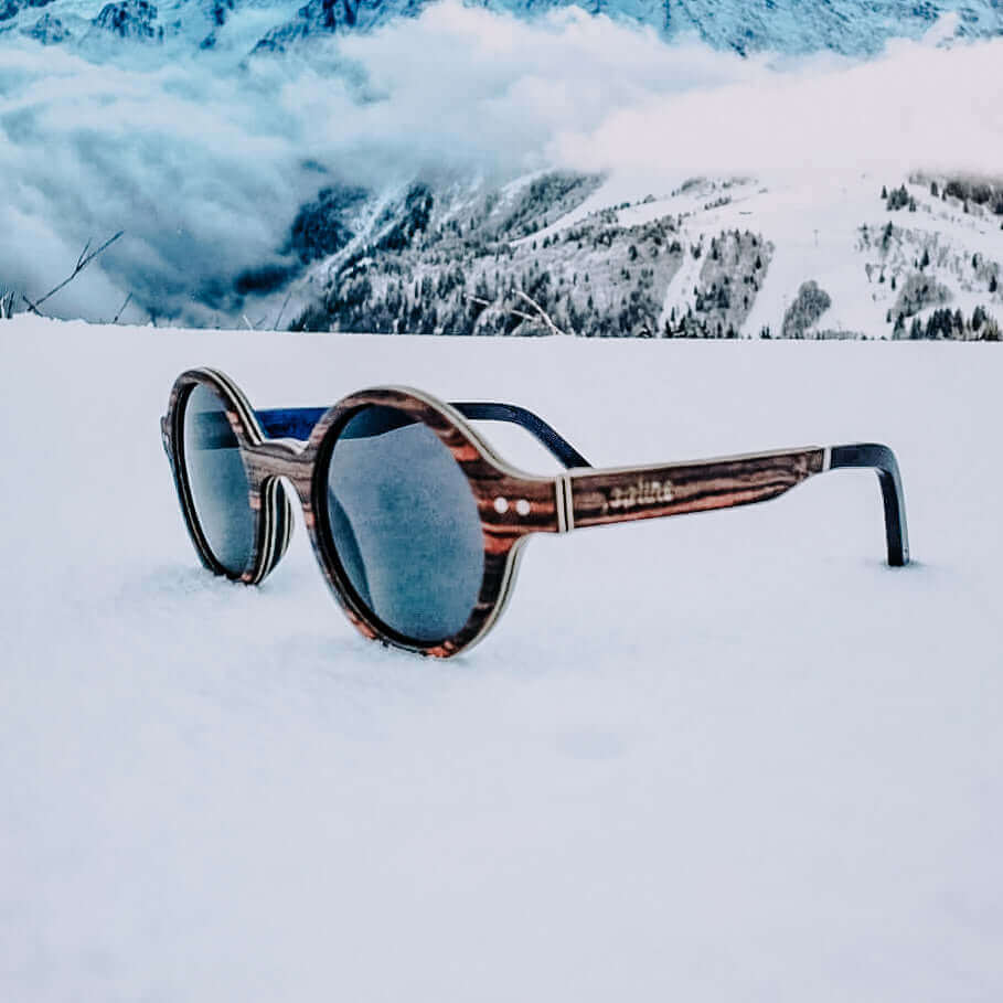 Flic - Gafas de sol unisex de madera