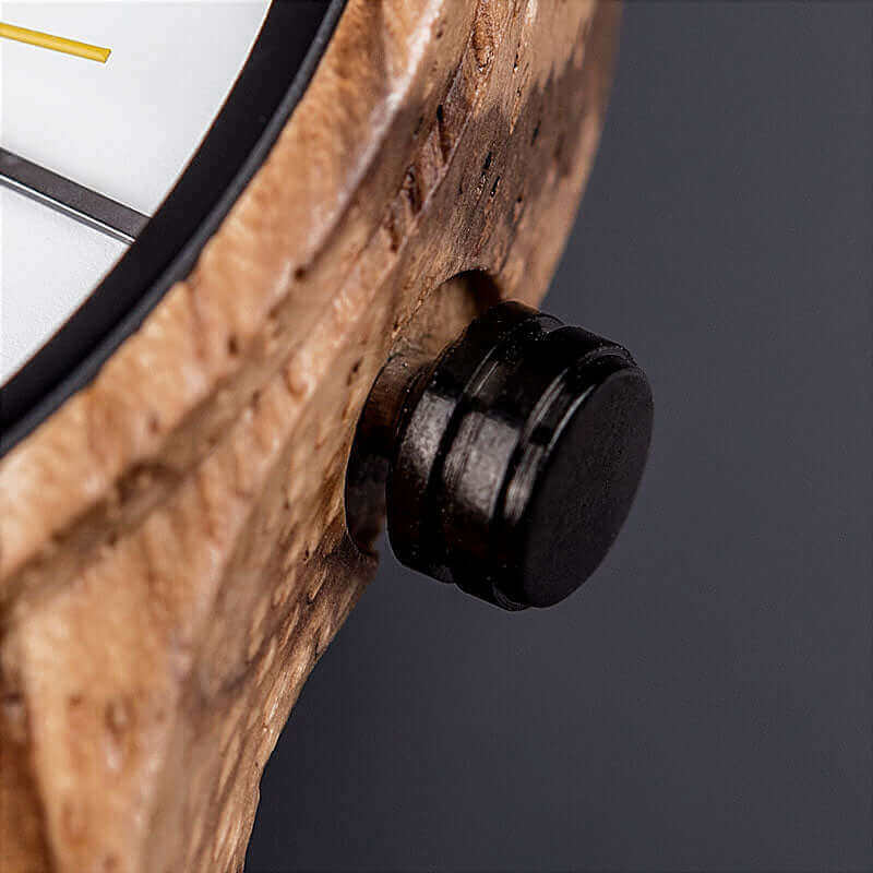 Lello White - Reloj de madera