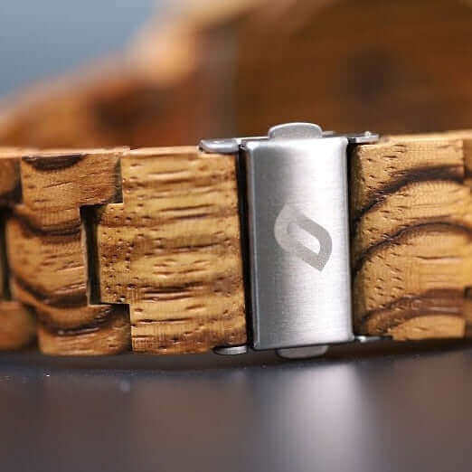 Lello White - Reloj de madera