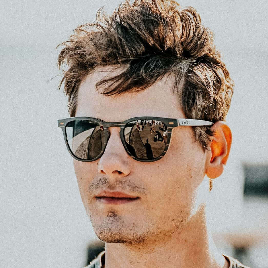 Lark - Gafas de sol unisex de madera