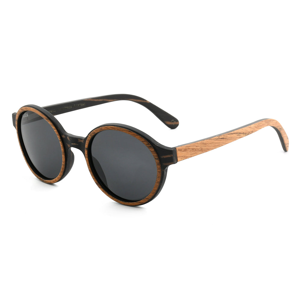 Pepe – Gafas de sol icónicas de madera redonda