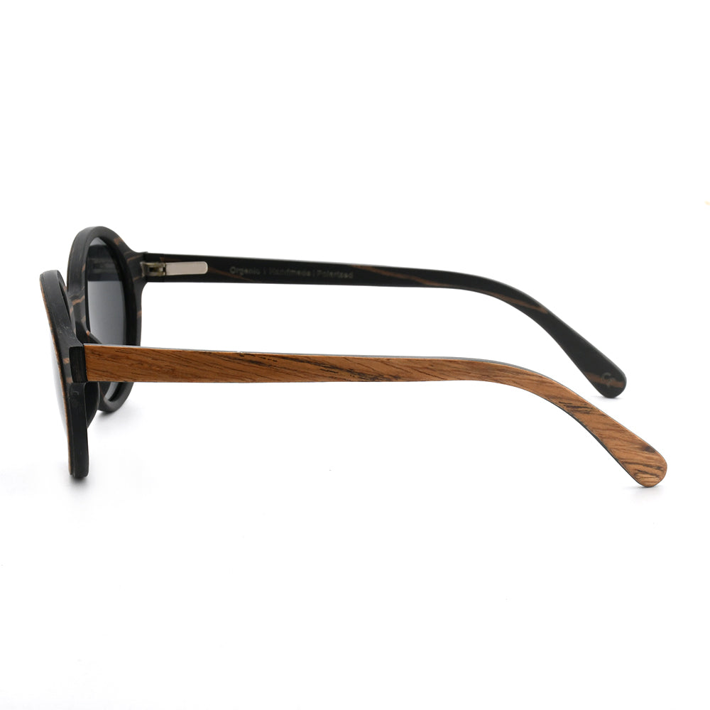 Pepe – Gafas de sol icónicas de madera redonda