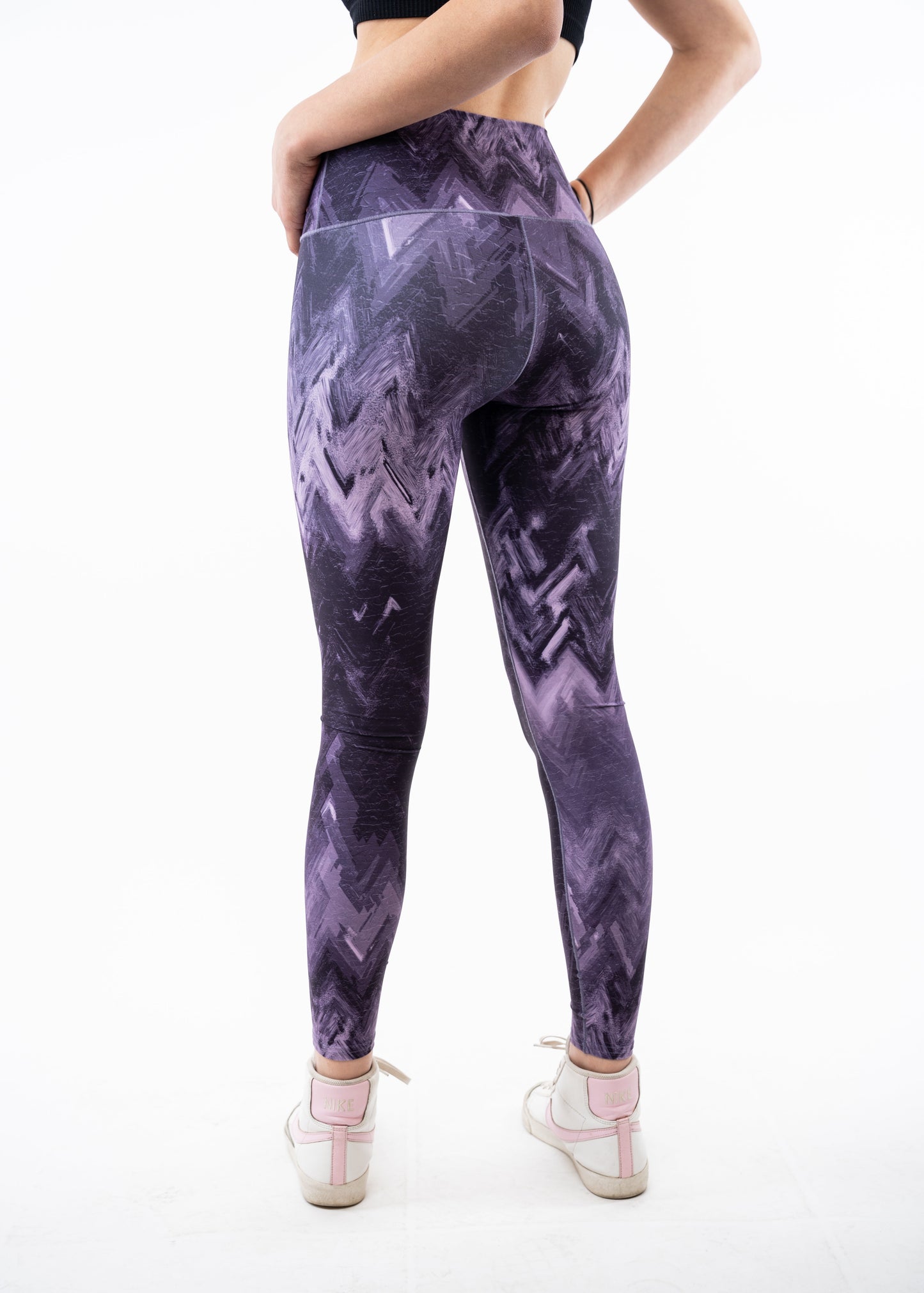 Purple Wave Yoga Pants