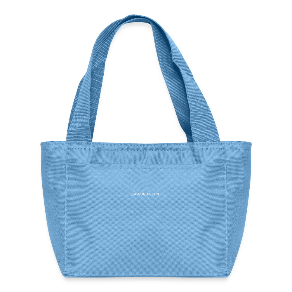 Wear Intention Recycled Insulated Lunch Bag - light blue