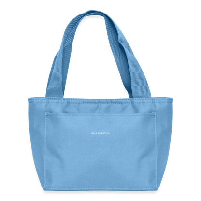 Wear Intention Recycled Insulated Lunch Bag - light blue