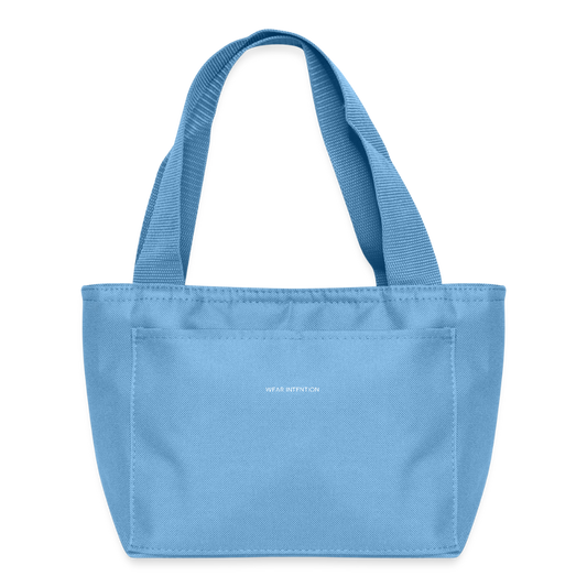 Wear Intention Recycled Insulated Lunch Bag - light blue