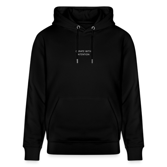 Curate with Intention Heavyweight Unisex Hoodie Cruiser - black