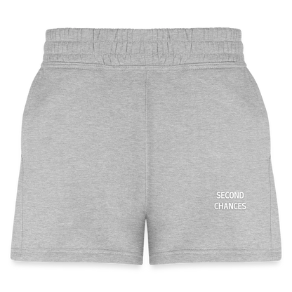 Second Chances Women's Jogger Short - heather gray