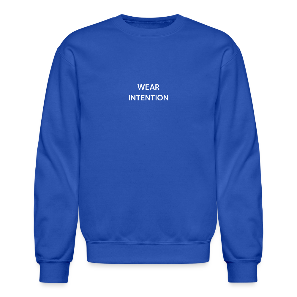 Wear Intention Unisex Crewneck Sweatshirt - royal blue