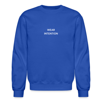 Wear Intention Unisex Crewneck Sweatshirt - royal blue