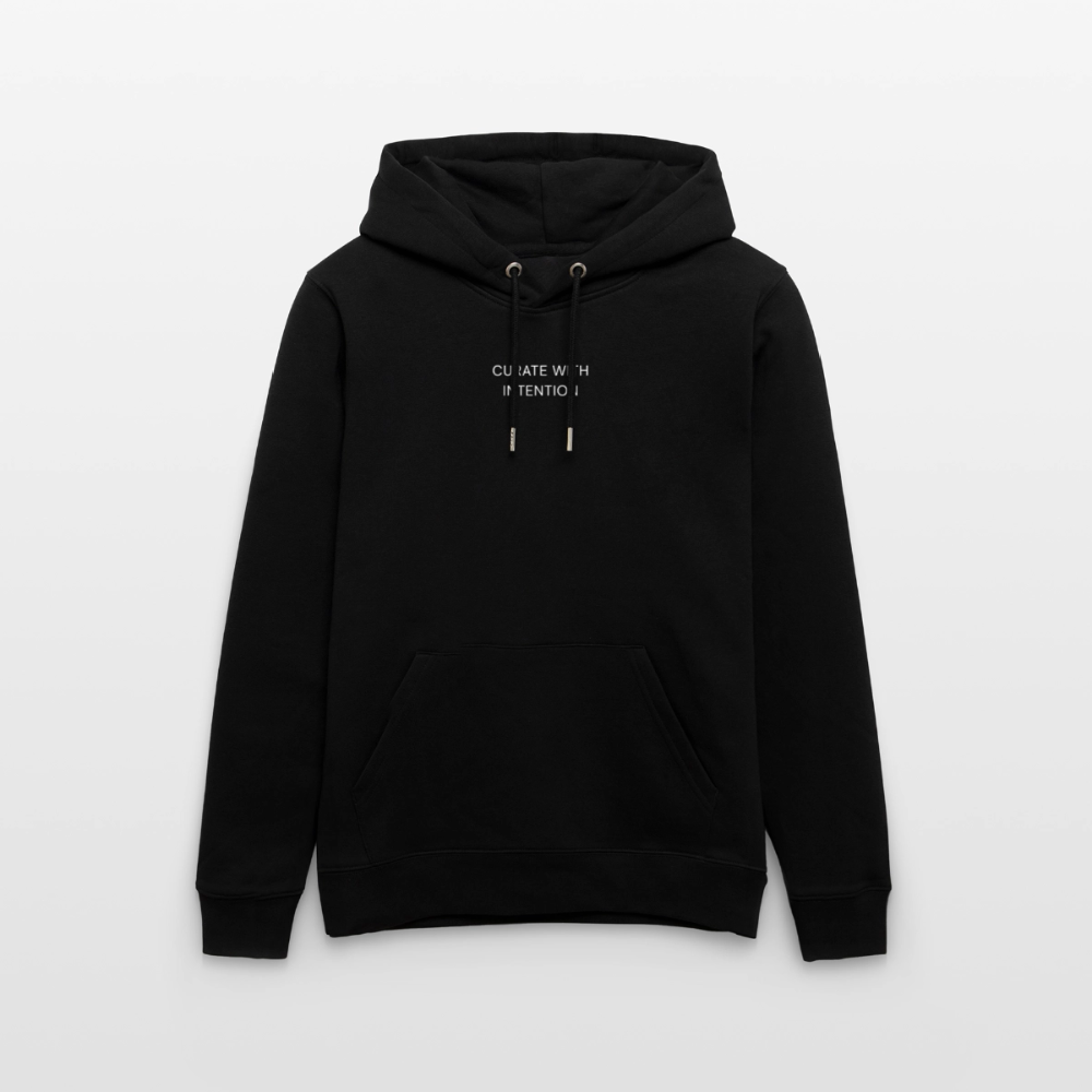 Curate with Intention Heavyweight Unisex Hoodie Cruiser - black