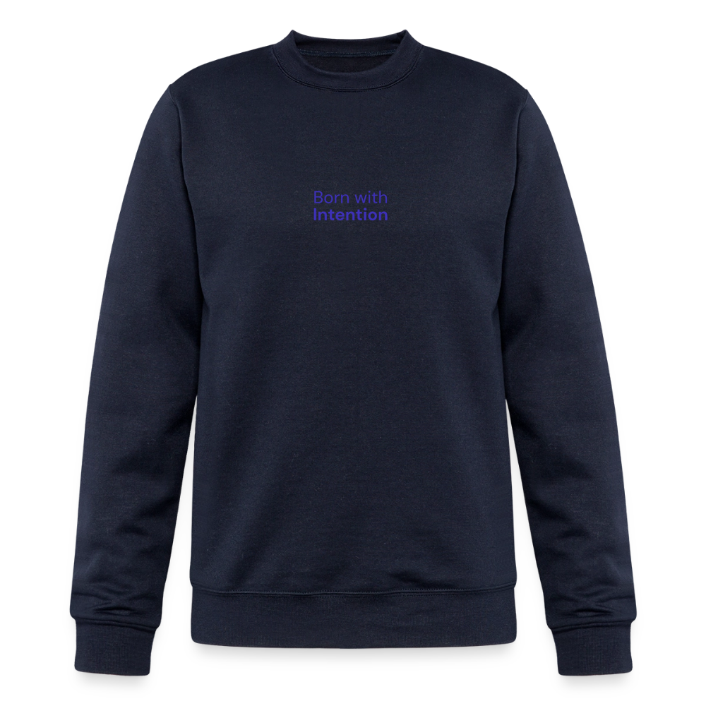 Born With Intention Crewneck Sweatshirt - navy
