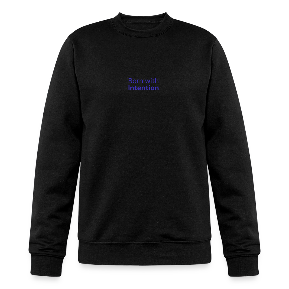 Born With Intention Crewneck Sweatshirt - black