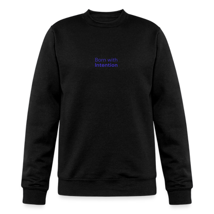Born With Intention Crewneck Sweatshirt - black