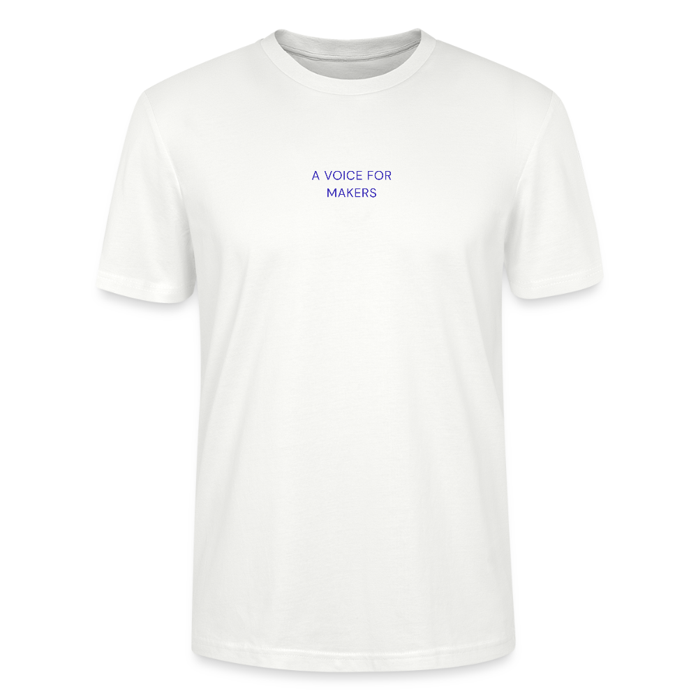 A Voice for Makers Stanley/Stella Crafter Unisex Organic T-Shirt - white