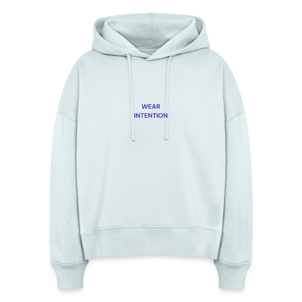 Wear Intention Stanley/Stella Nora Women's Organic Hoodie - blue ice