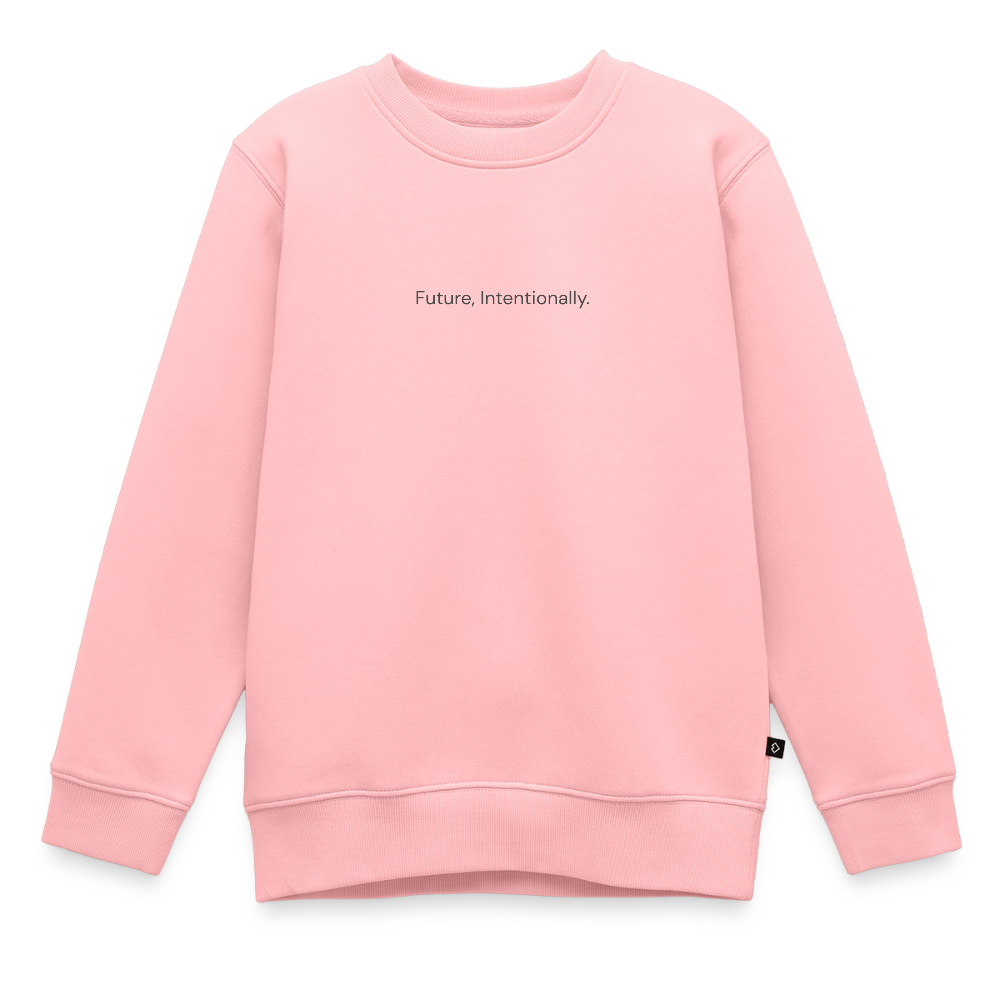 Future Intentionally Kids’ Premium Organic Sweatshirt - rose